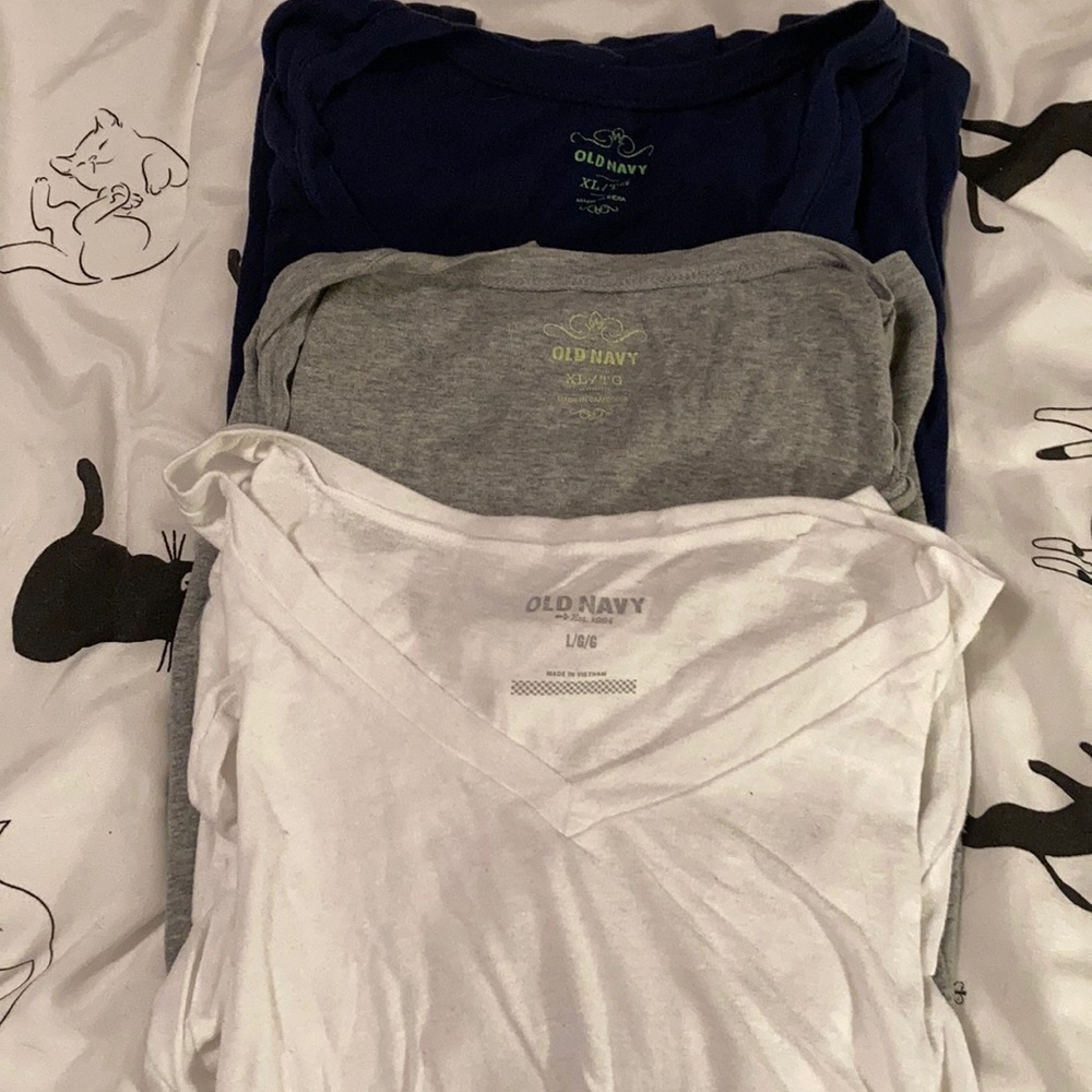 Old navy long sleeve shirts - lot of 3